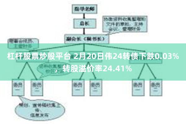 杠杆股票炒股平台 2月20日伟24转债下跌0.03%，转股溢价率24.41%